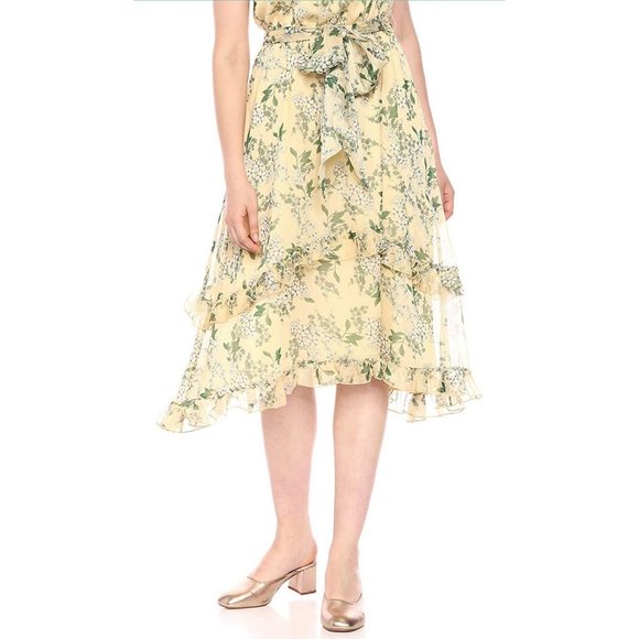 NWT Keepsake Women's Luscious Floral Ruffed Dress - Picture 3 of 14